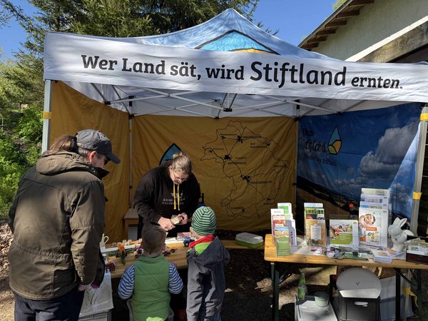 Infostand beim Radlersonntag